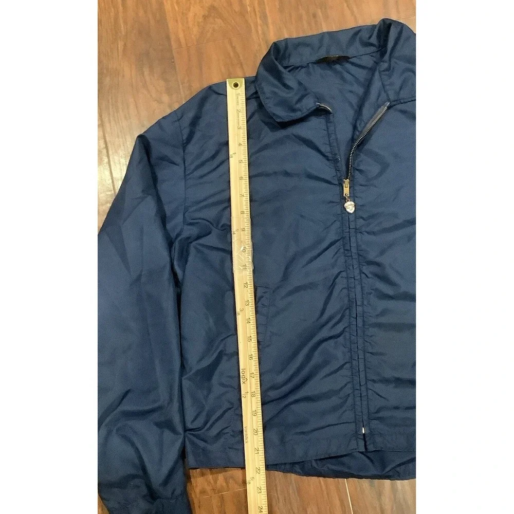 VINTAGE Sears Oakbrook Sportswear Blue Zip Lined Jacket Men's ?